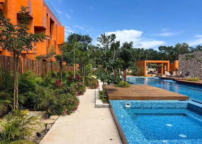 Luxury Penthouse, Private Pool, King Apartment Tulum